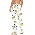 thumbnail image 5 of Pineapple Mens Cotton Pajama Pants with Pockets Elastic Waist Lightweight Breathable Relaxed Fit Lounge Sleepwear Medium, 5 of 6
