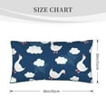 thumbnail image 2 of Kdxio Cute Goose On Blue Sky Pattern Pillowcase with Envelope Closure,20" x 36" Pillow Cases,Gifts for Men or Women-No pillow, 2 of 5