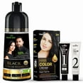 thumbnail image 2 of (5 pack) Herbishh Black Shampoo, Hair Dye Shampoo 3 in 1, 100% Grey Coverage, Demi-Permanent Hair Color for Men & Women, With Rapid Infusion Cream Combo, 2 of 6