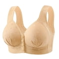 thumbnail image 1 of Push-Up Bra for Women, Backless Seamless U-Shaped Design with Mesh and Polyurethane Splicing, Soft Nylon Fabric, Regular Length, Fits True to Size, for Everyday Wear, 1 of 7