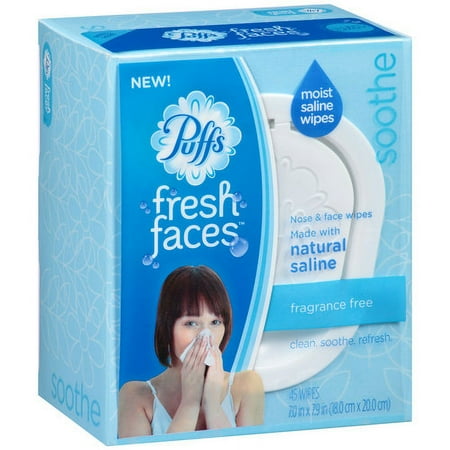 Albolene Puffs Fresh Faces 45ct Fragrance Free