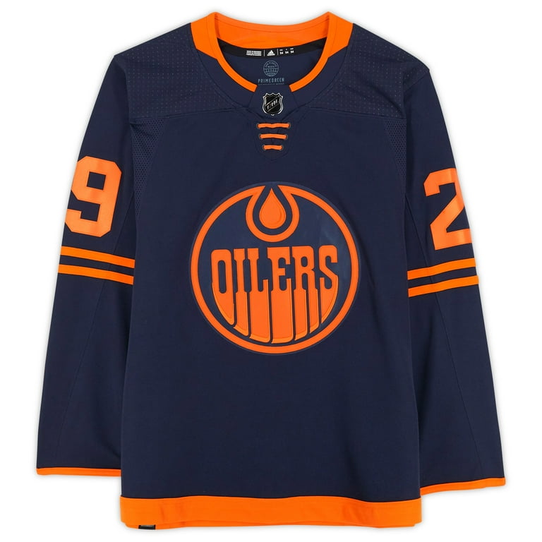  Edmonton Oilers Primegreen Mens Authentic Road Jersey