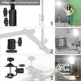 thumbnail image 2 of LS Photography [2-Pack] LED Light Panel Gooseneck Stand Adapter, Mounting Clamp, Photo Video Lighting Kit, WMT2061, 2 of 8