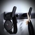 thumbnail image 3 of Colgador de pared de acero inoxidable con 4 ganchos, bolsa para abrigo, toallero, organizador para baño, cocina y dormitorio, 3 of 5