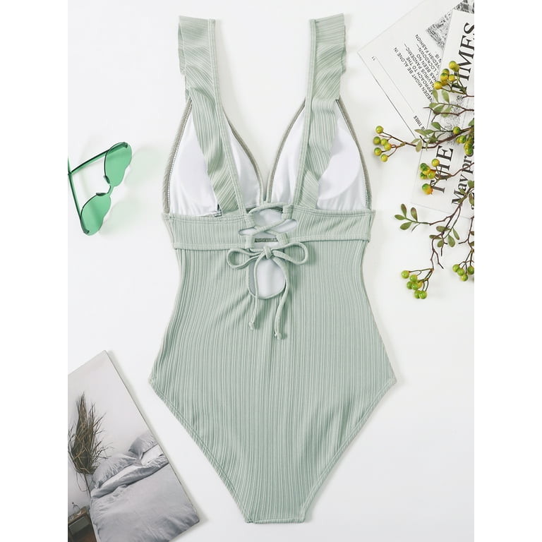 Niuer Girls Figure Shaping Swimwear Suit Tummy Controled Surfing
