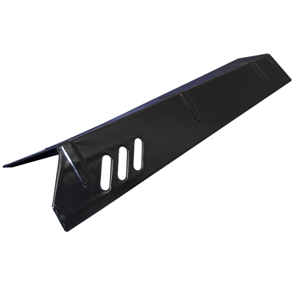 16" Black Solid Heat Plate for Backyard Grill and Grill Chef Gas Grills