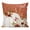 Burnt orange, variant on White Pumpkins Fall Throw Pillow 18x18 Inch, Thanksgiving Floral Botanical Rustic Waterproof Outdoor Pillow Covers with Insert, Decorative Pillowcase Cushion for Couch, Sofa, Bed, Patio, Garden
