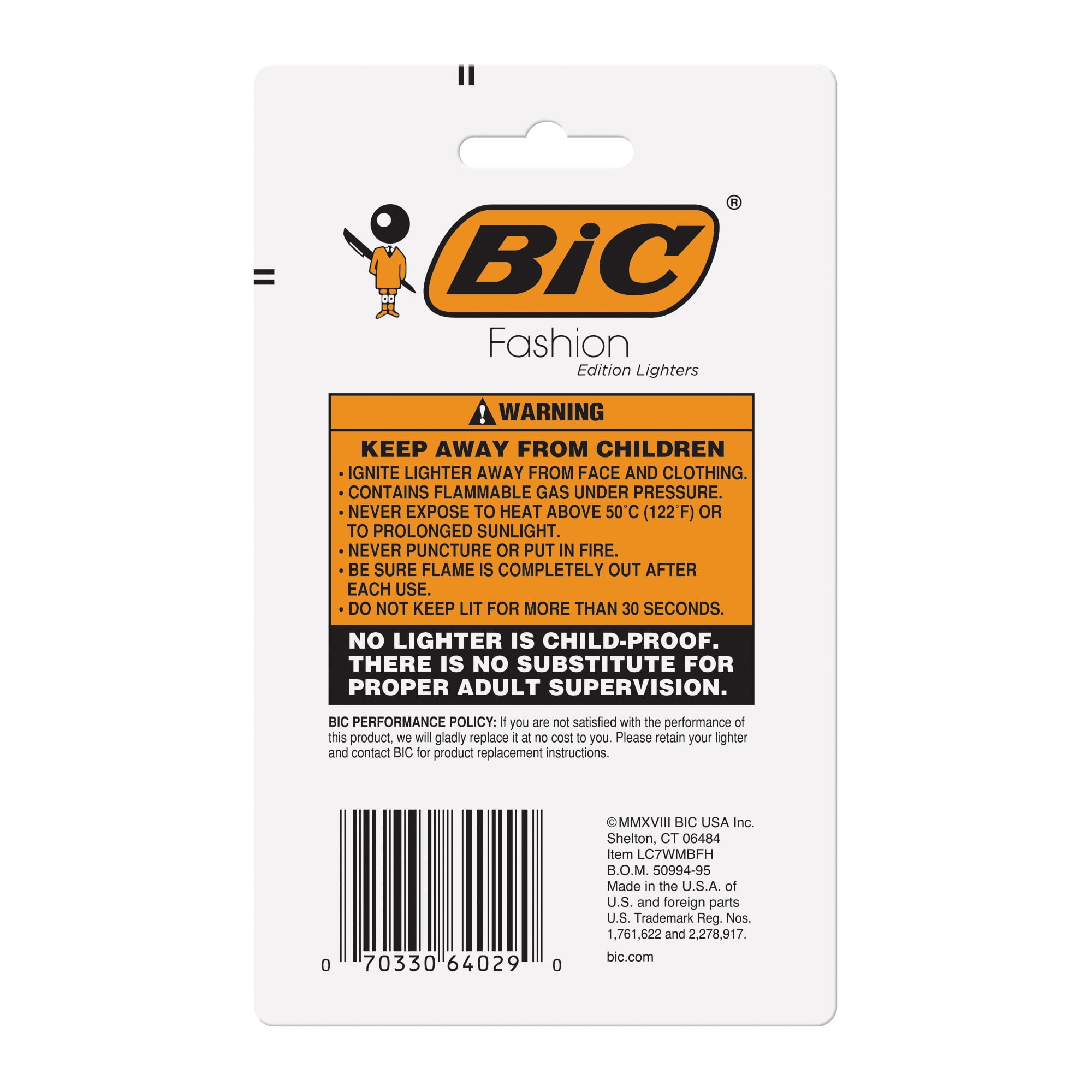 BIC Classic Pocket Lighter, Special Edition Fashion Series, Assorted Colors, 4 Pack