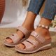 thumbnail image 4 of MKLEKYY Sandalias Casuales para Mujer 2025, Nuevas Zapatillas de Tacón Bajo para Mujer de Comercio Exterior, Sandalias Informales de Tacón Bajo Con Boca de Pez y Una Palabra Grande, 4 of 4