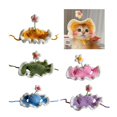 thumbnail image 2 of Crocheted Hat for Dog and Cats Holiday Pet Costume Knitted Headgear Dog Cats Birthday Props for Small Pet, 2 of 17