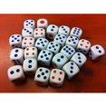 thumbnail image 3 of Dados de esquina redonda de acrílico blanco de 10 Uds., dados de juegos de mesa portátiles de 6 caras Ndcxsfigh Para Estrenar, 3 of 8
