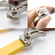 Runzkzy Alloy Fast Compression Flat Leather Slingshot Outdoor Laser Shooting No Strap Slingshot
