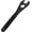 C, variant on Cone Spanner Wrench for Bicycle, Carbon Steel Bike Spindle Axle Tool, Durable Black Finish, Essential Repair Tool for Bike Maintenance & Adjustment