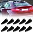 thumbnail image 2 of Car Roof Fish Fin Spoiler Wing Kit Rear Roof Spikes Air Generators for Car Truck SUV Roof Decorations, 2 of 7