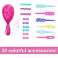 thumbnail image 6 of (2 pack) Barbie Doll Styling Head, Blond Hair with 20 Colorful Accessories, Doll Head for Hair Styling, 6 of 8