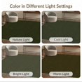 thumbnail image 7 of ODIKA 8'x10' Olive Green Deep Abstract Design Washable Area Rug Contemporary Pattern with Dots Durable, Non-Slip for Living Room, Under Sectional, Family, 7 of 7