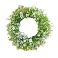 thumbnail image 2 of Artificial Flower Wreath Garland for Spring & Summer Door Window Decor, Multicolor Plastic, 45 x 45 x 10 cm, 1 Pack, 23 cm Inner Diameter, 2 of 6