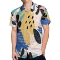 thumbnail image 4 of High Quality Hawaiian Shirts for Men Short Sleeve Aloha Beach Shirt Floral Summer Casual Button Down Shirts Blouses MLV2TH, 4 of 7