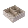thumbnail image 3 of CoudarTitie 4 Baskets Drawer Dividers Multipurpose Bathroom Organizer Storage Box for Office Khaki, 3 of 9