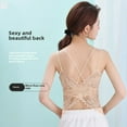 thumbnail image 4 of Débardeur Croisé Sans Bretelles Version Coréenne Soutien-Gorge Court avec Coussin de Poitrine, 4 of 6
