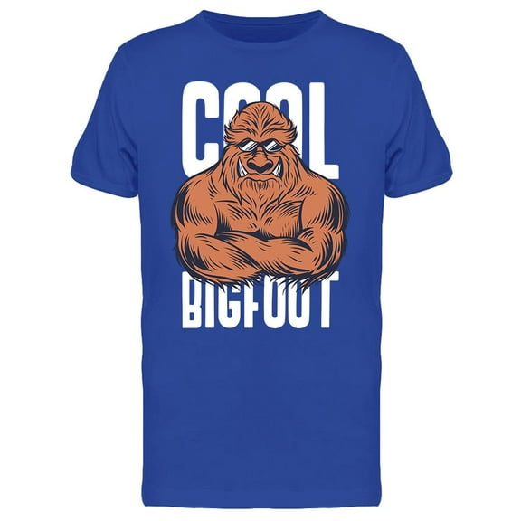 Cool Bigfoot With Sunglasses T-Shirt Men -Image by Shutterstock, Male XX-Large