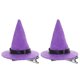 thumbnail image 1 of FELTECHELECTR 2 pinzas para el pelo con forma de sombrero de bruja de Halloween, pequeñas horquillas para el pelo, disfraz infantil de Halloween, 1 of 5