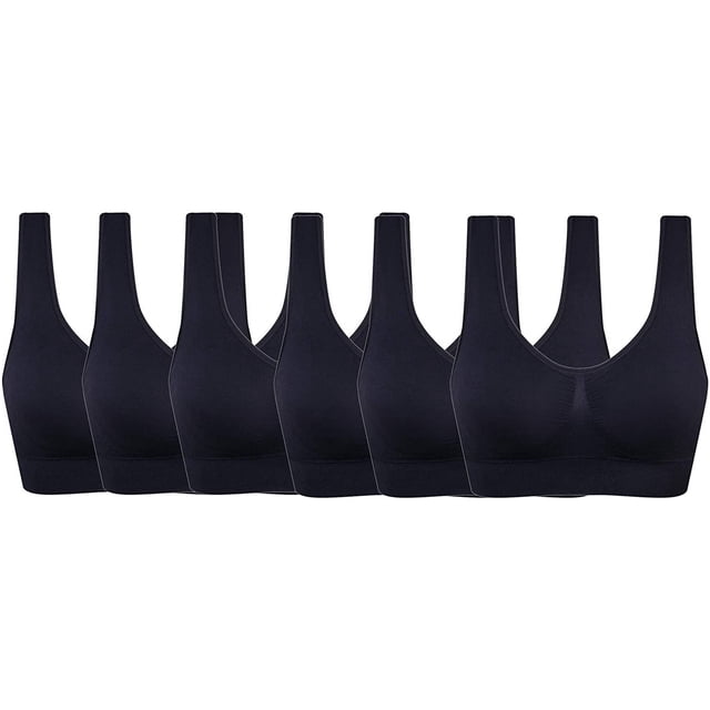 Women's Sports Bra, Removable Pads,Comfort Workout, Low-Impact Activity