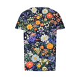 thumbnail image 5 of ChaoHeng Womens Tops Clearance under $10 Ladies' Round Neck Short Sleeve Loose Casual Printed Top, 5 of 6