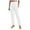 ZA-White, variant on Womens Jeans Stretchy High Waisted Flare Jeans for Women Bell Bottom Jeans with Belt for Women Stretch Wide Leg Jeans White Size,M
