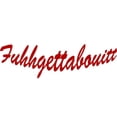 thumbnail image 2 of CafePress - Classic Fuhgetaboui... -  Round Wood Ornament 4", 2 of 2