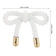thumbnail image 2 of AURARMLET 10Pcs Clothes Fasteners for Sewing Zinc Alloy Bowknot for Women Chic Style Sweaters, 2 of 8