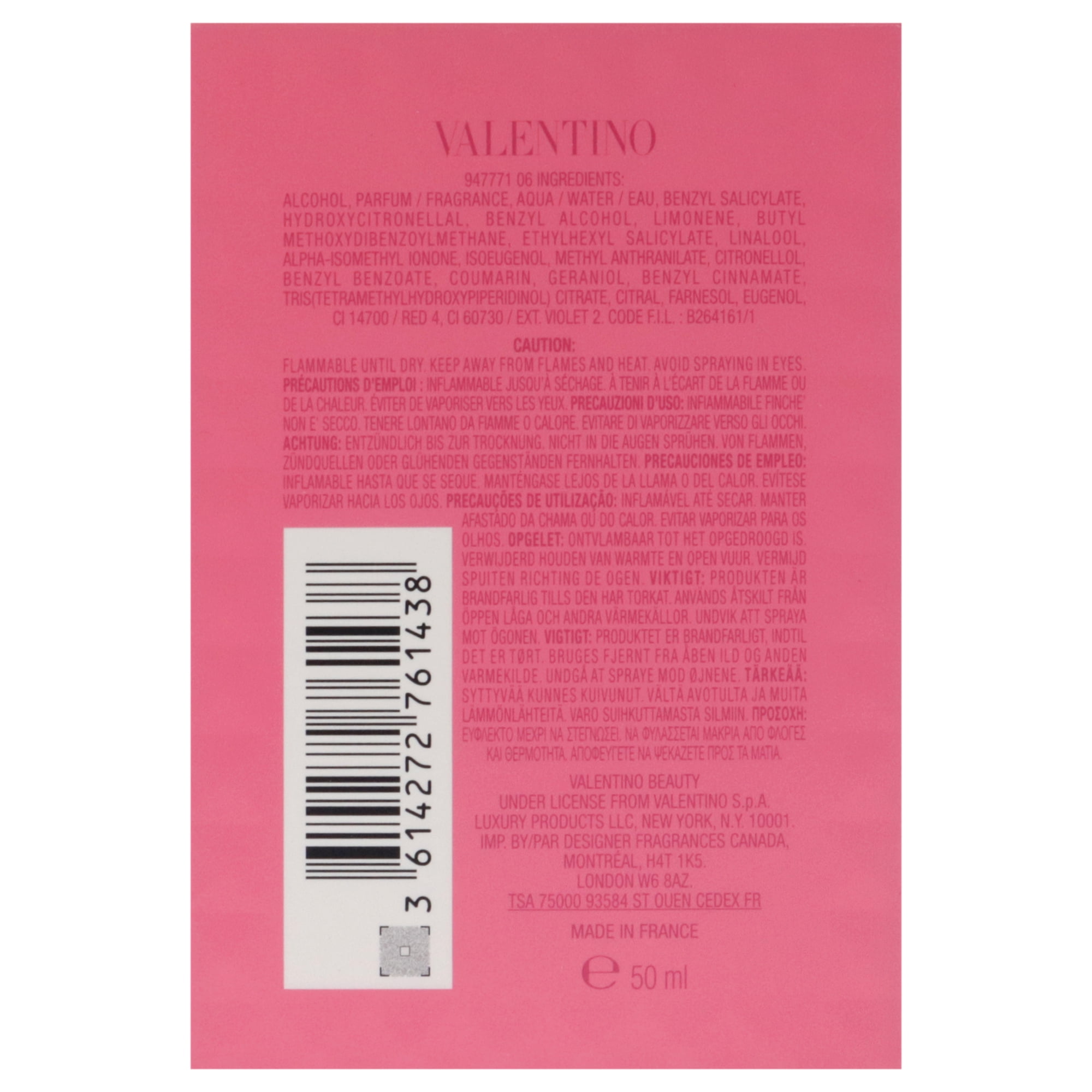 Valentino Donna Born In Roma by Valentino, 1.7oz EDP spray women ( Pink)