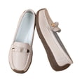 thumbnail image 5 of YOUYEDIAN Flat Shoes for Women Spring Fall Dress Loafers Slip on Non Slip Comfy Walking Shoes Office Closed Toe Orthopedic Shoes (Beige), 5 of 8