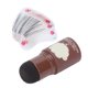 thumbnail image 1 of Kit de polvo para cejas ANGGREK 18 g resistente al agua negro suave con plantillas, 1 of 8