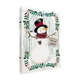 thumbnail image 2 of Jennifer Paxton Parker 'Folk Snowman Forest I' Canvas Art, 2 of 3
