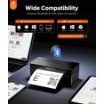 thumbnail image 2 of Rongta Bluetooth Shipping Label Printer, Wireless 4x6 Thermal Label Printer for Shipping Packages, Support Android, iPhone, Widely Used for, 2 of 9