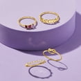thumbnail image 4 of Pure Collection by Ross-Simons 1.70 ct. t.w. Multi-Gemstone Heart Ring in 14kt Yellow Gold, Women's, Adult, 4 of 7