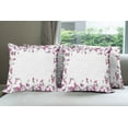 thumbnail image 6 of Ambesonne Spring Throw Pillow Cover 4 Pack, Fuchsia Tones Branches Look, 18", Taupe Grey Magenta White, 6 of 7