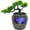 110V-11INCHES5, variant on Tabletop Fountain Ornament, 5V/5W Countertop Classical Fountain with LED Atomizer and Statue, Featuring Artificial Peach Blossoms Ornament for Indoor  Office Desk Decor (5V-13.78INCH)