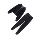 thumbnail image 1 of Minnieouse Conjunto de ropa deportiva para trotar de estilo informal para mujer de invierno, conjunto de pantalones con capucha de manga larga conjuntos de ropa Negro 2XL, 1 of 6