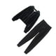 thumbnail image 1 of Guardurnaity Conjunto de ropa de invierno para mujer, Fitness, correr, Jogging, niñas, viajar, senderismo, manga larga, Sudadera con capucha, conjuntos de ropa Negro 2XL, 1 of 6