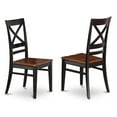 thumbnail image 4 of Pemberly Row 9-piece Wood Table and Dining Chairs in Black/Cherry, 4 of 6
