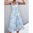 thumbnail image 4 of Vestido De Tirantes De Verano Para Mujer, Vestido De Tirantes De Verano Con Dobladillo Con Volantes Y Cuello En U Cómodo Para Vacaciones LYUMO Otros, 4 of 6
