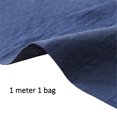 thumbnail image 1 of Tela de gasa de algodón para coser, tela de gasa de algodón de doble capa, servilleta de bebé, baberos, tela de bricolaje, azul marino claro Noticed HA6331-07B, 1 of 6