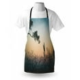thumbnail image 4 of Landscape Apron, Thailand Phurue Sunset Scene in Spring Season South East Pastoral Photo, Unisex Kitchen Bib with Adjustable Neck for Cooking Gardening, Adult Size, Multicolor, by Ambesonne, 4 of 4