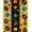 Black Orange Blue, Pattern 4, variant on ODIKA 8'x10' Washable Area Rug Record Vinyl Retro Dj Turntable Motif Cassette Music Border Player for Living Room, Under Sectional, Family , Durable, Non-Slip