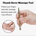 thumbnail image 4 of maskred Stylo de Massage Remplacement Ergonomique Pied Professionnel Cou Épaule Muscle Relaxant Réutilisable Outil de Massage Lavable Argent 1Set, 4 of 6