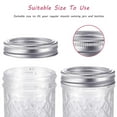 thumbnail image 4 of Yeacher 70mm Regular Mouth Mason Canning Lids, Tinplate Leak Proof Lids for Mason Jar Regular, 4 of 8
