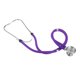 thumbnail image 5 of Estetoscopio profesional médico de doble cabezal, estetoscopio multifuncional colorido para el cuidado de la salud, color morado, 5 of 9