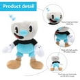 thumbnail image 5 of Jocestyle Cuphead Plush Toy 10-in Character Animated Stuffed Doll for Game Fan (Blue), 5 of 10